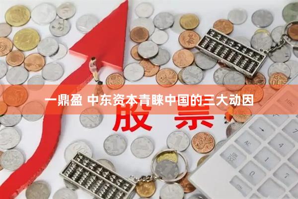 一鼎盈 中东资本青睐中国的三大动因